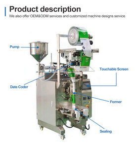Máquina automática de envasado de agua y aceite de <span class=keywords><strong>salsa</strong></span>, bolsita de Liuqid - Product Image 2
