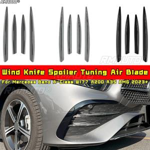 Kit de carrocería para Mercedes Benz Clase A W177 A200 A35 AMG 2023+, alerón aerodinámico, divisor lateral, accesorios para coche - Product Image 1