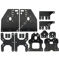 BulkMan3D Kit de plaques CNC OX de haute qualité Plaques de portique en aluminium Version 17 pièces pour Machine de gravure CNC OX