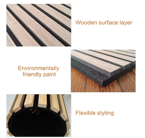 Pannello in <span class=keywords><strong>Legno</strong></span> a Doghe Chengxin, <span class=keywords><strong>Pannelli</strong></span> in MDF <span class=keywords><strong>con</strong></span> Doghe in <span class=keywords><strong>Legno</strong></span> Naturale, Pannello Acustico a Doghe, Pannello Fonoassorbente per Pareti - Product Image 5