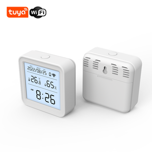 <span class=keywords><strong>Tuya</strong></span> Smart Life App Thermomètre à piles Télécommande WiFi Moniteur LCD Capteur intelligent de température et d'humidité - Product Image 1
