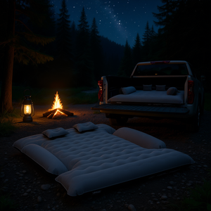 Colchón de Aire VEVOR para Camioneta, Tamaño Completo (6-6.5 Pies), con 2 Almohadas, Colchón de Camping Impermeable de PVC, Inflable Automático - Product Image 2