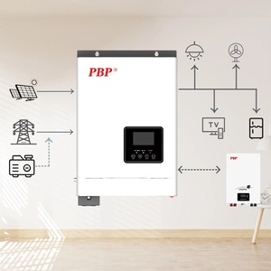 Bán buôn pbp off-lưới năng lượng mặt trời lai biến tần 24VDC 230VAC 3000 Wát một pha 24VDC/230VAC đầu ra kết nối pin - Product Image 3
