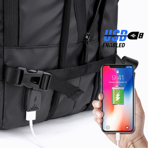 Ba Lô Có Thể Mở Rộng RFID Mochilas Với Sạc USB 2020 Arctic <span class=keywords><strong>Hunter</strong></span> Chống Nước 40L Du Lịch Được Phê Duyệt Mang Theo Ba Lô - Product Image 6