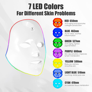 Masque facial électrique sans fil LED 2026 pour la régénération de la peau, rechargeable et portable pour les voyages et l'usage domestique - Product Image 3
