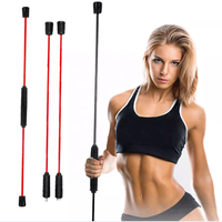 Bâton d'entraînement musculaire, multifonctionnel, suspendu, Flexible, vibrant, pour le Yoga, les gym, musculation des épaules