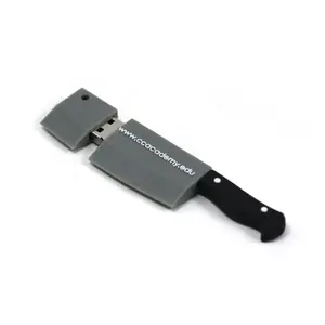 Benutzer definiertes Logo Küchenmesser Form PVC USB-Flash-Laufwerk heiß verkaufen USB-Stick USB USB für besondere Geschenk