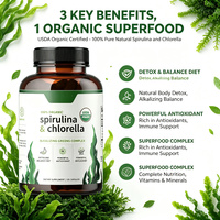 LUVVITA Capsules de Spiruline en Gros : Boostez l'Énergie et le Métabolisme, Antioxydant, Emballage Personnalisé, Sans Ingrédients Artificiels