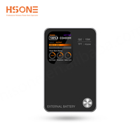 Batterie externe portable 2-en-1 L Wireless 15W 10000mAh en alliage d'aluminium ultra-mince avec design magnétique et écran LED pour téléphone Android