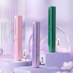 2 1 Lazy Straightener Hair Hot <b>Comb</b> Portable Mini Built-In Battery Highly Durable Smart Household Fast <b>Heating</b> Hair Styling - Product Image 5