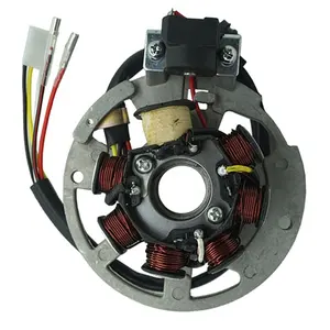 Joran Generator Motor, RTS 50cc 2 Tak 7 Tiang Minarelli 1PE40QMB 3KJ Jogg 50 JOG50 Magneto Koil Generator Motor untuk Suku Cadang Mesin YAMAHA