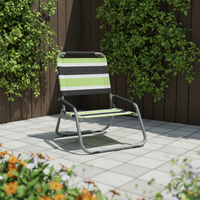 Chaise de plage pliable moderne en alliage d'aluminium, portable et économique, pour l'extérieur, l'hôtellerie et le salon