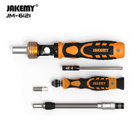 Kit d'outils de réparation complet et durable en acier au chrome-vanadium, portable, à commande manuelle, avec mallette rigide pour l'entretien domestique et l'entretien des ordinateurs portables