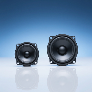 3.5 Inch Paper Cone <b>Car</b> Midrange <b>Speaker</b> Red and Black Color High Fidelity Audio for Auto Sound System Upgrade - Product Image 2