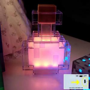 Lámpara de <span class=keywords><strong>Botella</strong></span> LED Popular con Cambio de Color, Luz de Poción Minec Raft para Decoración - Product Image 3