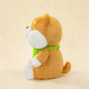 Peluche Kawaii de Shiba Inu con Pañuelo, Juguete de Peluche Suave y Esponjoso de <span class=keywords><strong>Cachorro</strong></span> <span class=keywords><strong>Akita</strong></span> con Bordado de Hueso, Regalo de Cumpleaños para Niños, Venta al por Mayor - Product Image 3
