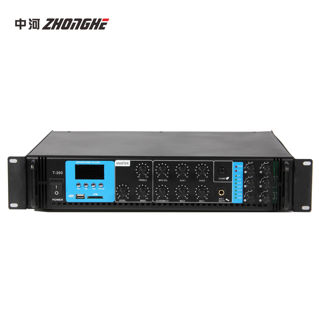 High Power Mixing Audio Amplifier for Music Hall Conference Room Event Space Professional Performance