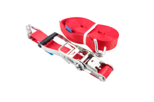 สายรัดควบคุมการขนส่งสินค้าสีแดงขนาด2นิ้ว5ตันพร้อมสายรัดแบบตะขอคู่ได้รับการรับรอง CE 10เมตรสายรัดโพลีเอสเตอร์โลจิสติก - Product Image 6