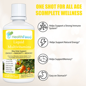Best Selling Healthy Skin Support Liquid Drink Vitamins <b>Supplement</b> Enhance Antioxidant GMO Free Multivitamins Minerals - Product Image 3