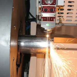 Metal Tube Fiber Laser Cutter 20kw Super Hard Materials Laser Cutting Machine With Tube