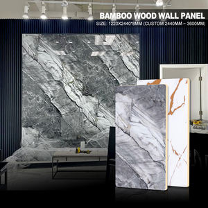 Panneau <span class=keywords><strong>d</strong></span>écoratif en bois <span class=keywords><strong>de</strong></span> bambou et marbre, 1220*2440mm, très vendu, adapté à la <span class=keywords><strong>d</strong></span>écoration intérieure et aux travaux <span class=keywords><strong>d</strong></span>'ingénierie - Product Image 1