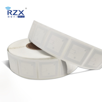 Étiquette RFID ISO15693 ICODE SLIX2 50x80mm/50X50mm pour la gestion des bibliothèques avec une grande mémoire de 2560 bits