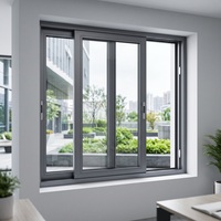 Schiebefenster für Hotelzimmerbelüftung und Bürotrennwände in Renovierungsprojekten Glas