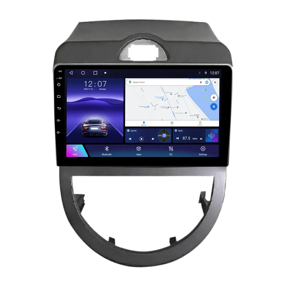 Navifly एंड्रॉयड 12 किआ आत्मा 2010-2013 के लिए कार रेडियो पैरा coche के साथ नेविगेशन स्टीरियो ऑडियो सिस्टम ऑटो 2 + 32GB वाईफ़ाई