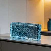 Dekorativer Klarglasblock für Fenster Industrieller Massiver Dekorativer Glasziegel