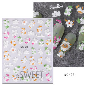 Pegatinas de <span class=keywords><strong>uñas</strong></span> de margaritas de verano 5D calcomanías autoadhesivas en relieve lindas pegatinas de <span class=keywords><strong>uñas</strong></span> de <span class=keywords><strong>girasol</strong></span> flores en las <span class=keywords><strong>uñas</strong></span> - Product Image 2