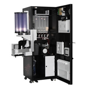 Distributeur automatique <span class=keywords><strong>de</strong></span> café chaud et froid avec paiement par code QR Construction en acier servant du café et des boissons protéinées - Product Image 3