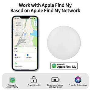 RSH chiave Finder articolo localizzatore borsa portafoglio bagaglio bici globale tracciamento intelligente Air Tag con custodia in Silicone Set - Product Image 2