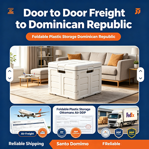 Transporte Aéreo DDP Puerta a Puerta desde República Dominicana para Otomanas <span class=keywords><strong>de</strong></span> Almacenamiento Plegables <span class=keywords><strong>de</strong></span> Plástico, Despacho Rápido en <span class=keywords><strong>Santo</strong></span> <span class=keywords><strong>Domingo</strong></span> - Product Image 1