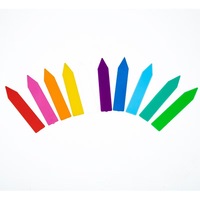 Marqueurs de plantes en plastique multi-styles Etiquette colorée et imperméable Etiquettes de jardin pour pot de plantes Etiquettes de semis de légumes