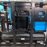 Compresseur d'air à vis 4 en 1 avec réservoir d'air, sécheur et filtre de précision