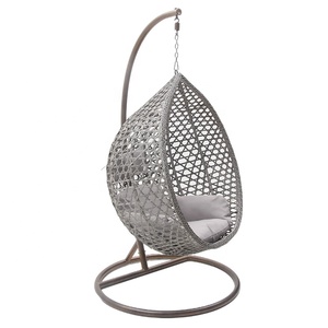 Giường treo ngoài trời bằng mây nhựa, ghế thư giãn đu quay sân vườn khách sạn 2026 - Product Image 3