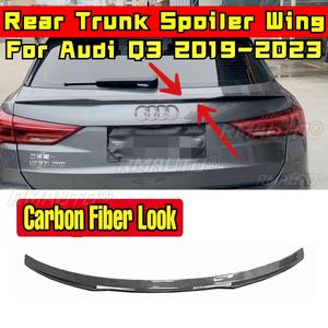 Aileron de toit arrière de voiture en plastique ABS, kit carrosserie, aileron arrière pour Audi Q3 2019 2020 2021 2022 2023, pièce extérieure d'aileron de toit arrière - Product Image 2