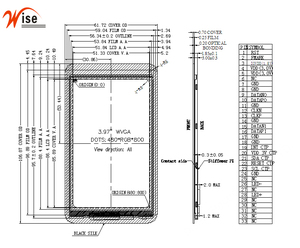 3.97-inch TN loại <span class=keywords><strong>TFT</strong></span> <span class=keywords><strong>LCD</strong></span> display <span class=keywords><strong>Panel</strong></span> với <span class=keywords><strong>800</strong></span> (RGB) x480 độ phân giải và 40 pin LVDS giao diện 3.97-inch IPS <span class=keywords><strong>TFT</strong></span> <span class=keywords><strong>LCD</strong></span> module - Product Image 3