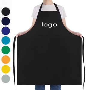 Tabliers <span class=keywords><strong>de</strong></span> <span class=keywords><strong>cuisine</strong></span> unisexe en coton et polyester avec 2 poches, pour chef, écologiques, durables, personnalisables (logo et taille), pour la <span class=keywords><strong>cuisine</strong></span> - Product Image 3