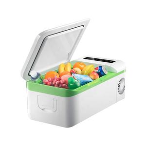 Yeni tasarım 15L AC DC 24 volt 12 volt araba buzdolabı gezgin dondurucu açık kamp için kolları ile taşınabilir elektrikli soğutucu - Product Image 3