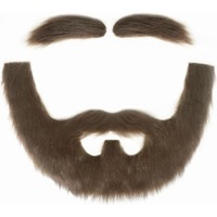 Masques de fête personnalisables pour moustache, sourcils et barbe - Demi-masque portable pour Halloween/Noël/Anniversaire/Cérémonie de remise des diplômes