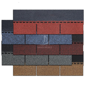 Matériaux de construction modernes, bardeaux de <span class=keywords><strong>toiture</strong></span> en asphalte imperméables et ignifuges pour bâtiments résidentiels et commerciaux, 3-Tab - Product Image 2