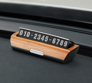 Auto di Parcheggio Temporaneo Numero di Telefono Della Scheda di Carta Luminoso di Notte Luce Targa Numero di Telefono Auto Parco di Arresto Accessori Per Auto - Product Image 5