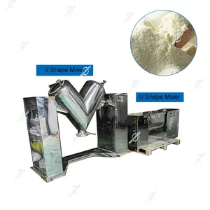 Factory Directly Supply Fertilizer Plastic Particles Color Single Phase V Lab Powder Blender Mixer