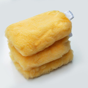 <b>Wool</b> Car Wash Mitt 30x20cm Thickened Fleece Lined For Auto Cleaning - Product Image 1