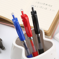 Stylo bille en plastique 0,5 mm à écriture fluide avec logo pour la publicité, la signature professionnelle, encre multicolore