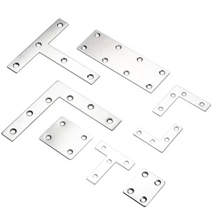 फर्नीचर कोने के लिए टी-आकार स्टेनलेस स्टील दीवार ब्रैकेट आसान डिय स्थापना - Product Image 4