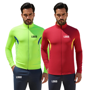 เสื้อแจ็คเก็ตสปอร์ตแบบมีซิปสำหรับทุกเพศ แขนยาว ดีไซน์บล็อกสี สำหรับการฝึกซ้อมฟุตบอล ฟิตเนส และสวมใส่ในชีวิตประจำวัน - Product Image 5