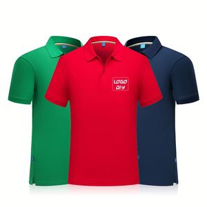 เสื้อโปโลแขนสั้นผ้าฝ้ายแท้ 100% สำหรับขายส่ง แบบยูนิเซ็กซ์ ลายพิมพ์ปักโลโก้  ผ้าปิเก้ - Product Image 3