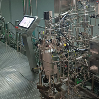 Fermenteur en acier inoxydable, fermenteur de laboratoire, bioréacteur, prix, bioréacteur pilote, réservoir de mélange, 150L, bioréacteur d'algues vivantes